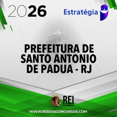 Prefeitura Santo Antônio de Pádua-RJ | Pós Edital - Professor 6º ao 9º Ano - Educação Física) [2026] ES