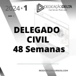 Preparação Extensiva para Delegado de Polícia Civil - 48 Semanas [2024] Dedicação