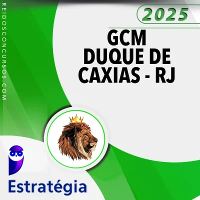 GCM | Duque de Caxias - RJ - Guarda Civil Municipal [2025] ES