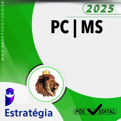 PC | MS - Pós Edital - Agente da Polícia Judiciária - Escrivão de Polícia Judiciária da Polícia Civil do Estado do Mato Grosso do Sul [2025] ES
