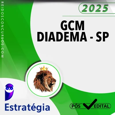 GCM | Diadema - SP | Pós Edital - Guarda Civil Municipal [2025] ES