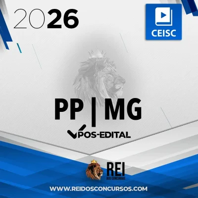 PP | MG - Intensivo Premium - Pós Edital - Policial da Polícia Penal do Estado de Minas Gerais [2026] CSC