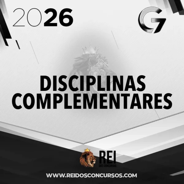 Disciplinas Complementares Estaduais e Federais [2026] G7
