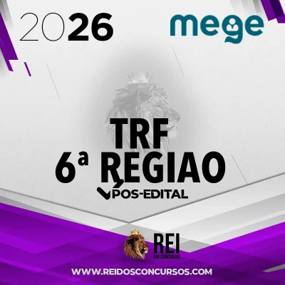 TRF | 6ª Região - Pós Edital - Juiz do Tribunal Regional Federal de Minas Gerais [2026] Mege