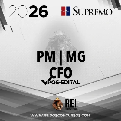 PM | MG - Pós Edital - Curso de Formação de Oficiais da Polícia Militar do Estado de Minas Gerais [2026] SUP