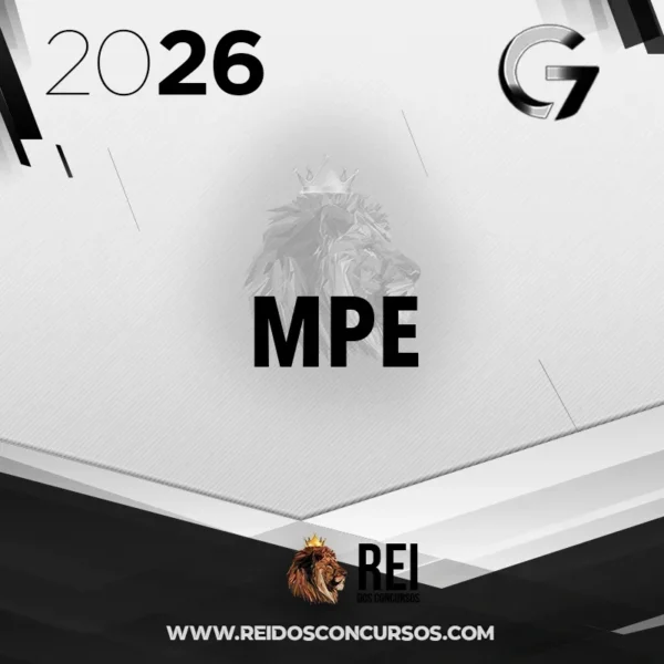 MPE | Ministério Público Estadual [2026] G7