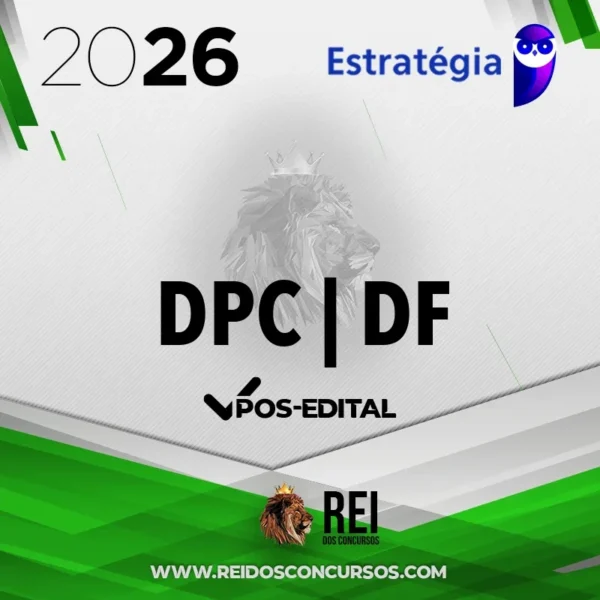 DPC | DF - Pós Edital - Delegado Civil do Distrito Federal [2026] Estrategia