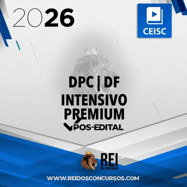 DPC | DF – Pós Edital - Intensivo Premium - Delegado de Polícia do Distrito Federal [2026] CSC