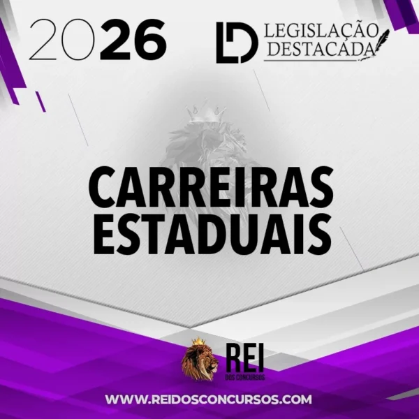 Extensivo 3 em 1 - Carreiras Estaduais: Magistratura - Ministério Público – Defensoria [2026] Legis Destacada