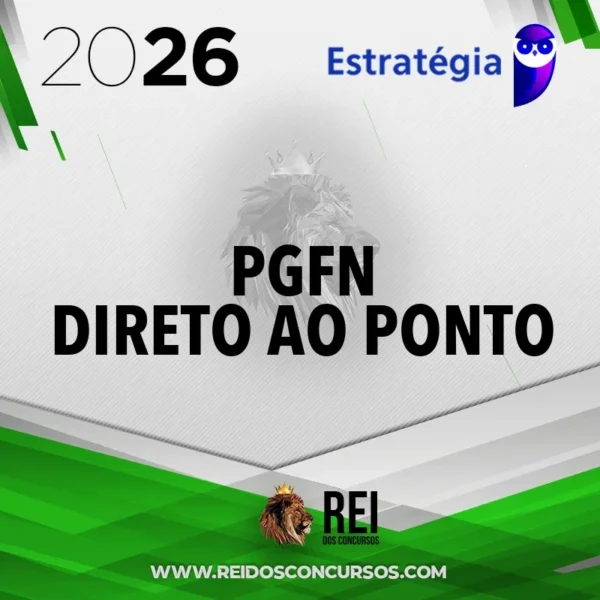 PGFN | Direto ao Ponto - Procurador da Fazenda Nacional [2026] Estrategia