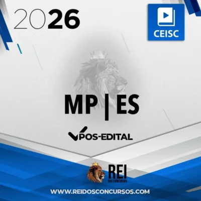 MP | ES - Pós Edital - Agente de Apoio - Função Administrativa do Ministério Público do Estado do Espírito Santo [2026] CEISC