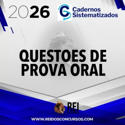 Combo de Questões Provas Oral [2026] Cadernos