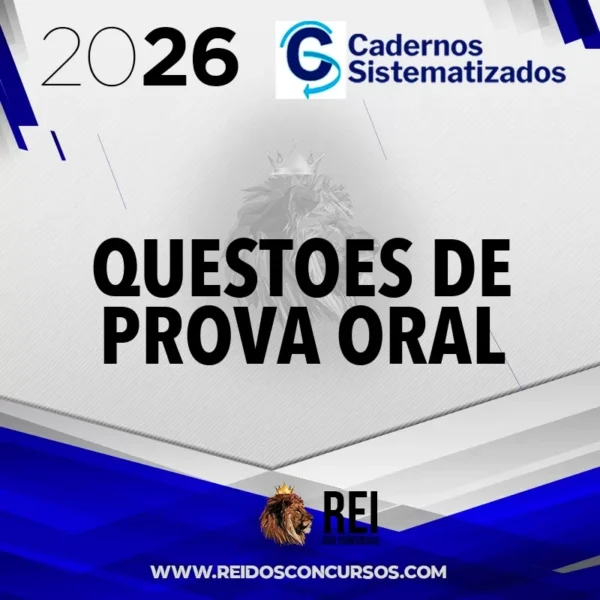 Combo de Questões Provas Oral [2026] Cadernos