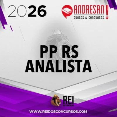 PP | RS - Analista da Polícia Penal (Direito) - Combo Teórico + Resolução de Questões [2026] Andresan