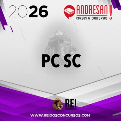 PC | SC - Pós Edital - Português IDECAN: Teoria + Questões [2026] Andresan
