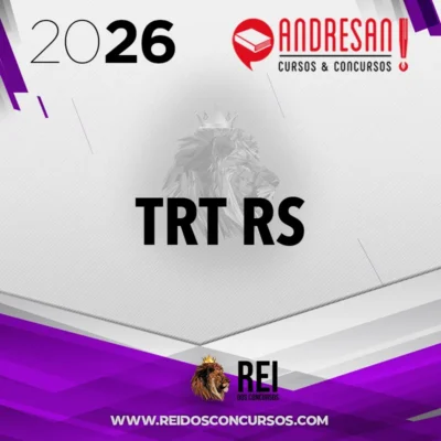 TRT | RS - Técnico Judiciário - Combo Teórico + Resolução de Questões [2026] Andresan