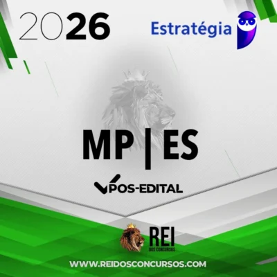 MP | ES - Pós Edital - Agente de Apoio - Administrativa do Ministério Público do Estado do Espírito Santo [2026] ES