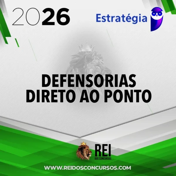 Defensorias | Direto ao Ponto [2026] Estrategia