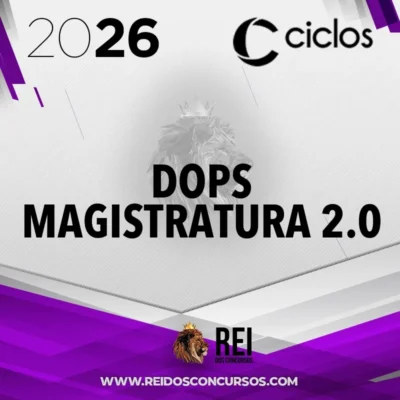 DROPS | Magistratura 2.0 [2026] Ciclos