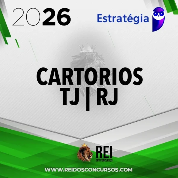 Cartórios do TJ | RJ [2026] Estrategia