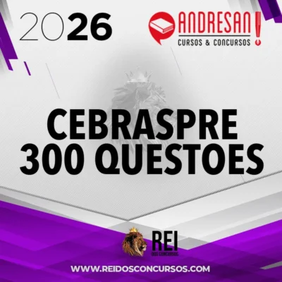 CEBRASPRE | 300 questões por assunto [2026] Andresan