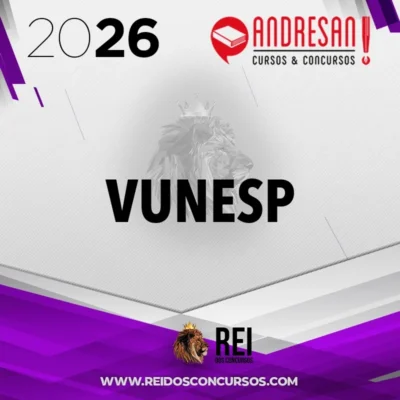 VUNESP | Questões por Assunto [2026] Andresan