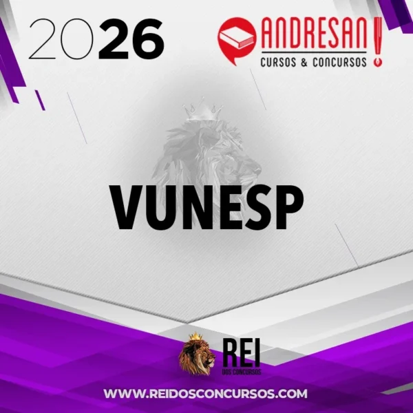 VUNESP | Questões por Assunto [2026] Andresan