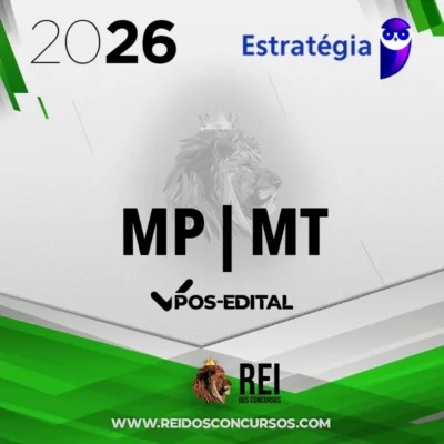 MP | MT - Pós Edital - Promotor de Justiça do Ministério Público do Mato Grosso [2026] ES