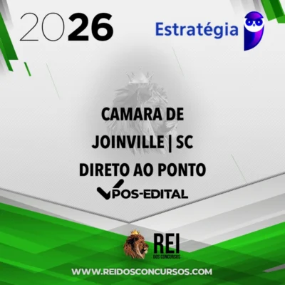 Câmara de Joinville | SC - Direto ao Ponto - Pós Edital - Procurador Municipal [2026] Estratégia