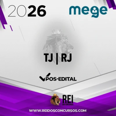TJ | RJ - Pós Edital - Juiz do Tribunal de Justiça do Estado do Rio de Janeiro [2026] Mege