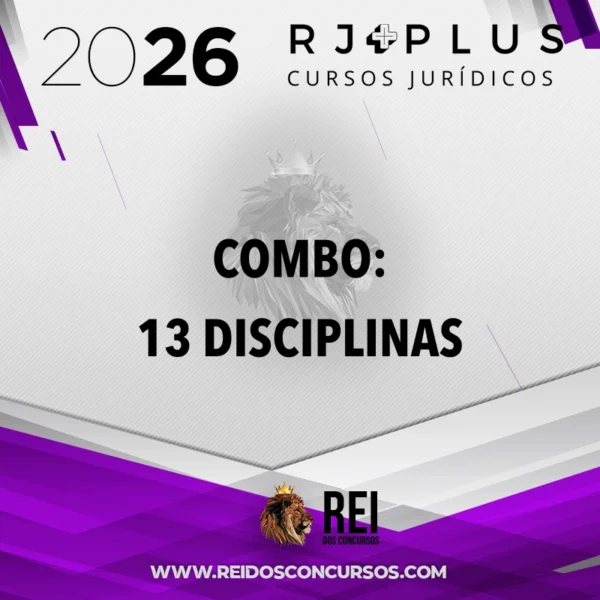 Combo: Magistratura e Ministério Público Estadual – 13 Disciplinas [2026] RJ Plus