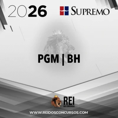 PGM | BH - Procurador do Município de Belo Horizonte - MG [2026] Supremo