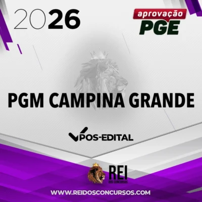 PGM Campina Grande - PB | Reta Final - Procurador Municipal [2026] Aprovação