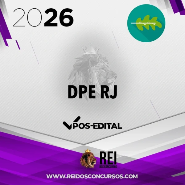 DPE | RJ - Defensor Público do Estado do Rio de Janeiro [2026] Rumo a Defensoria