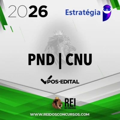 PND - CNU Professores | Pós Edital - Prova Nacional Docente [2026.2] Estrategia