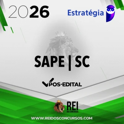 SAPE-SC - Pós-edital | Analista Técnico Administrativo II [2026.2] Estrategia