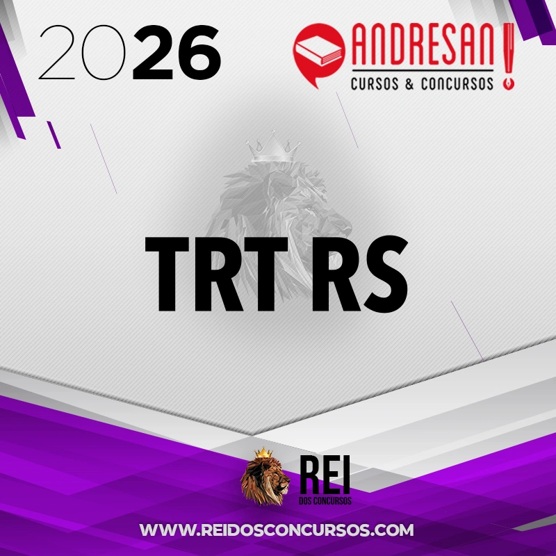 TRT | RS - Agente de Polícia Judicial - Combo Teórico + Resolução de Questões [2026.2] Andresan