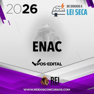 ENAC | Exame Nacional de Cartórios [2026.2] Decorando a Lei Seca