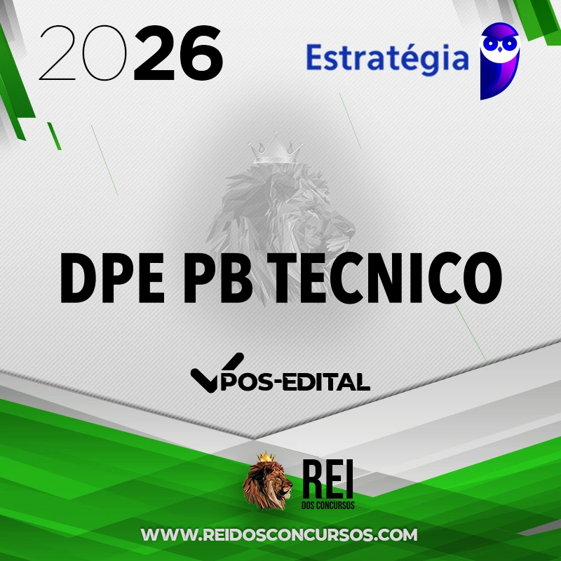 DPE | PB - Intensivo | Técnico da Defensoria - Sem Especialidade  - Área Jurídica da Defensoria Pública do Estado de Pernambuco [2026.2] Estrategia