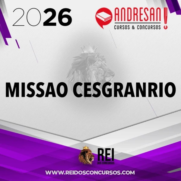 Missão CESGRANRIO [2026.2] Andresan