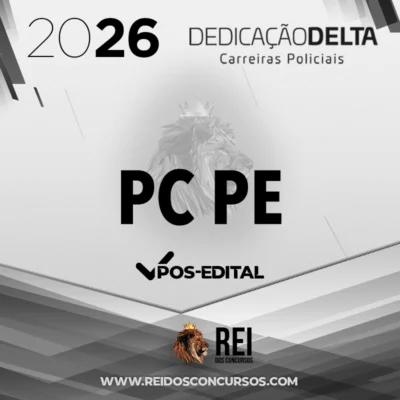 PC | PE - Pós-edital | Escrivão e Investigador da Polícia Civil de Pernambuco [2026.2] Dedicação