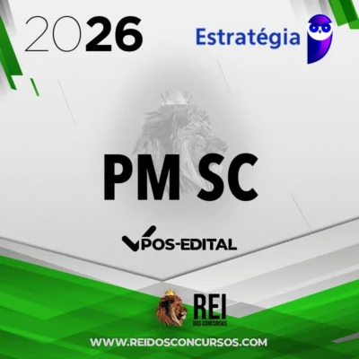 PM | SC - Pós-edital | Soldado e Oficial da Polícia Militar de Santa Catarina [2026.2] Estrategia