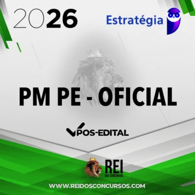 PM | PE - Pós-edital | Oficial da Polícia Militar de Pernambuco [2026.2] Estrategia